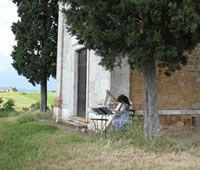 Harpist 3 for Wedding Proposal in Tuscan Countryside