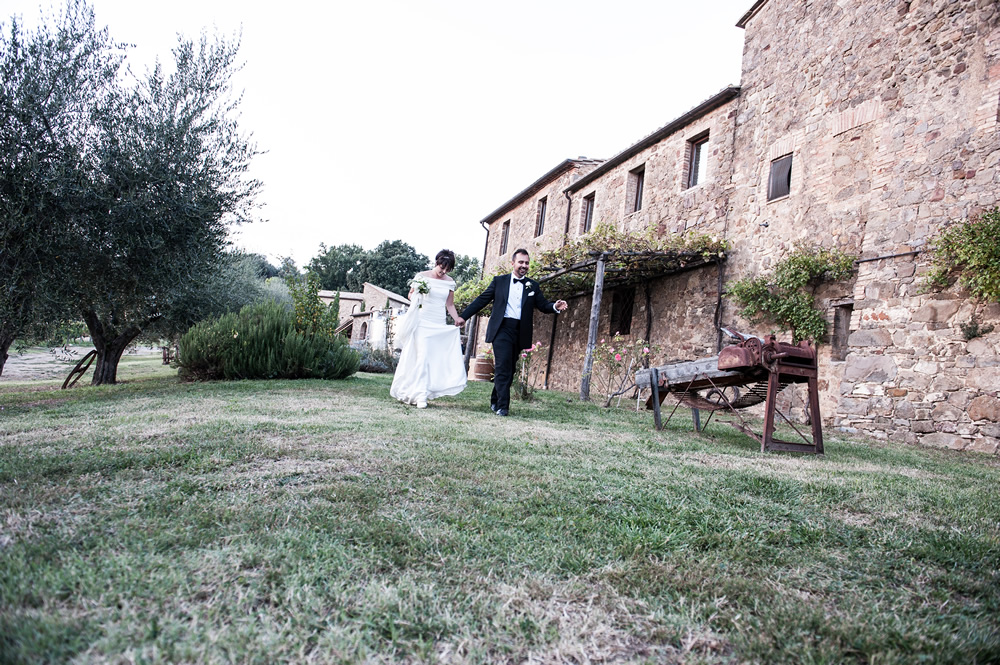 Wedding hamlet in Montalcino