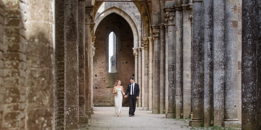 Matrimonio romantico in Toscana