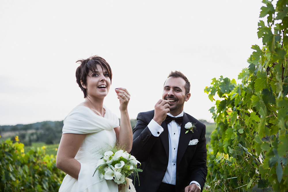 Theme of the wedding: the wine