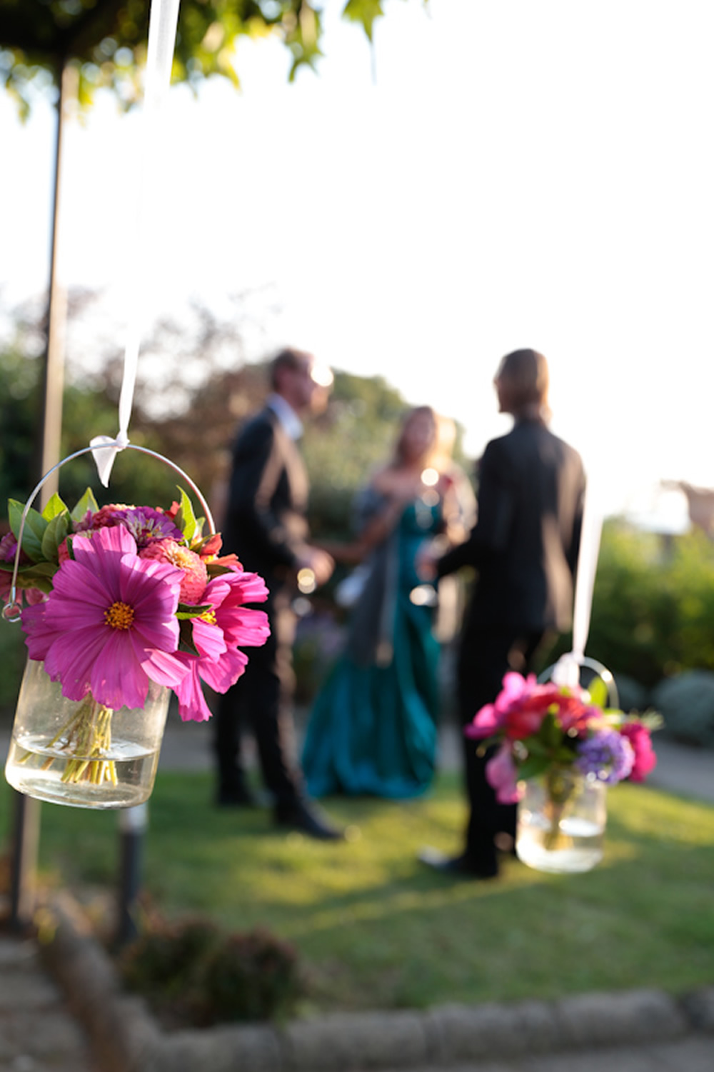 Floral composition wedding in Tuscany