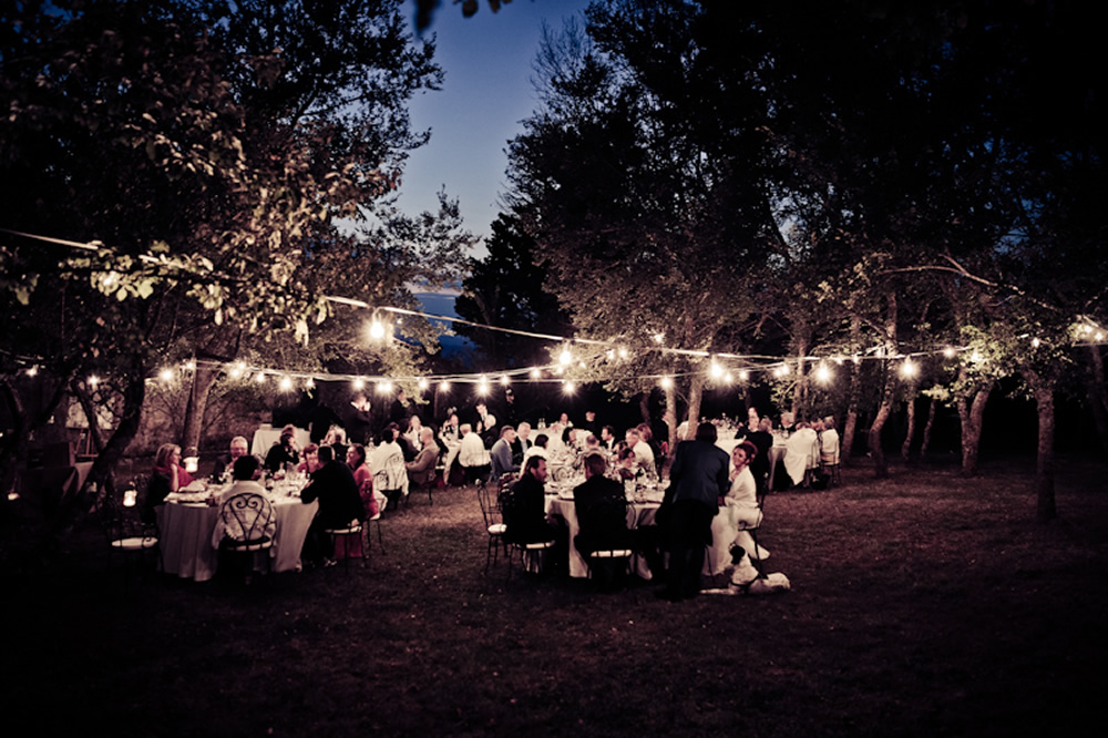 Wedding string lights