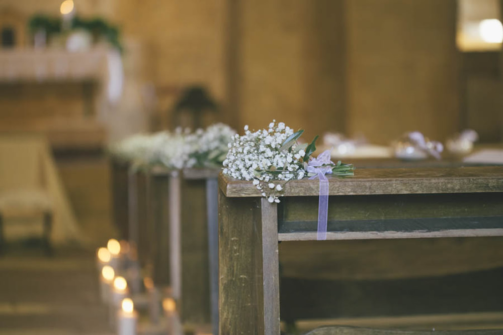 Decoration for wedding in Pienza