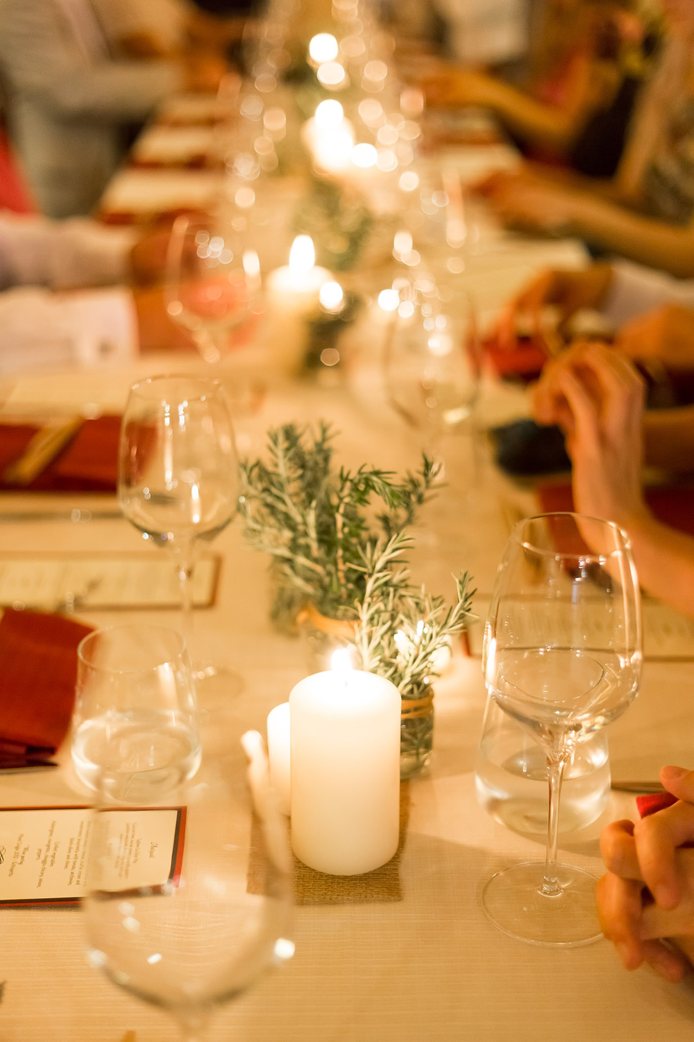 Wedding reception in Montepulciano