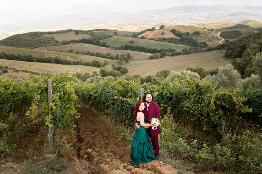 Matrimonio rustico in Toscana